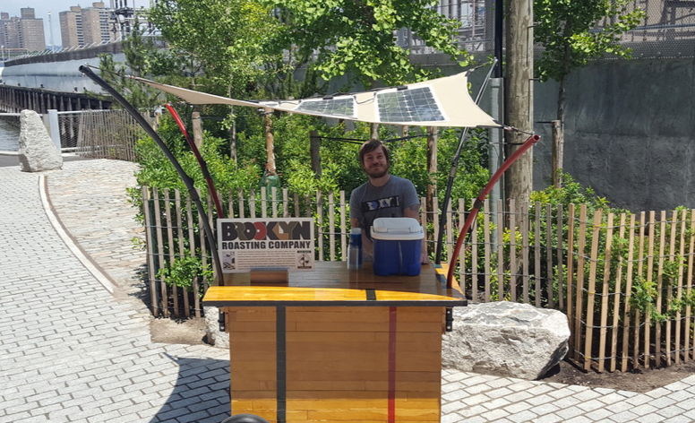 Brooklyn Roasting Co. Coffee Cart!