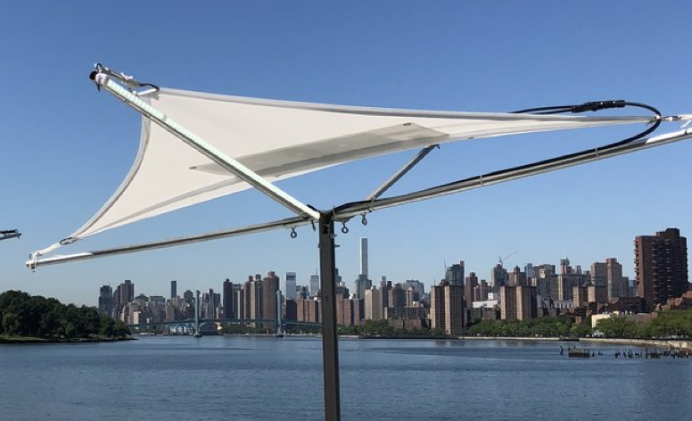 Solar Charging Station for Corporate Event on Randalls Island