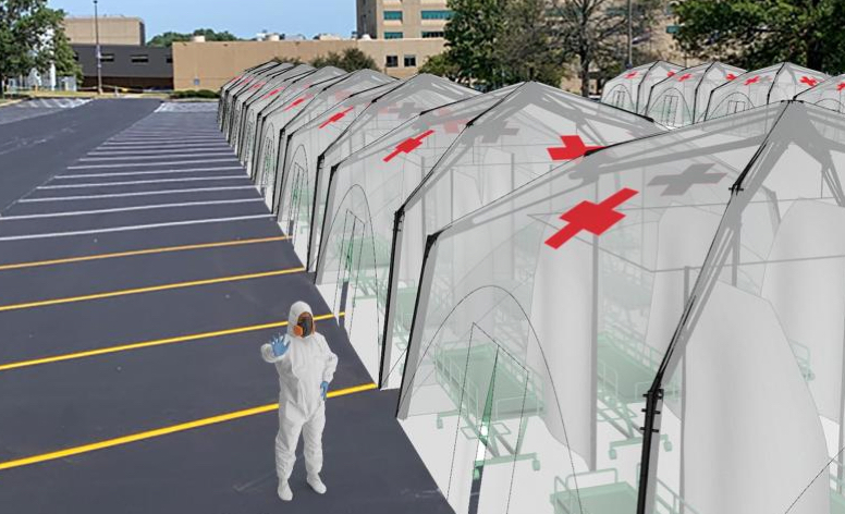 Team of Robots To Help Manufacture Overflow Health Care and Quarantine Structures